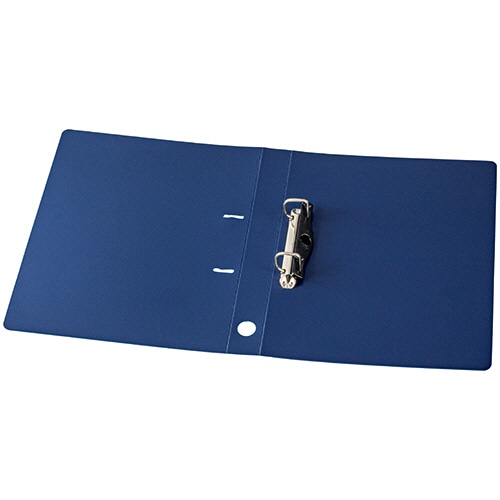 TANOSEE ツイストDリングファイル(OBP配合) A4タテ 2穴 230枚収容 25mmとじ 背幅36mm ライトブルー 1セット(10冊)/セット（ご注文単位1セット）【直送品】