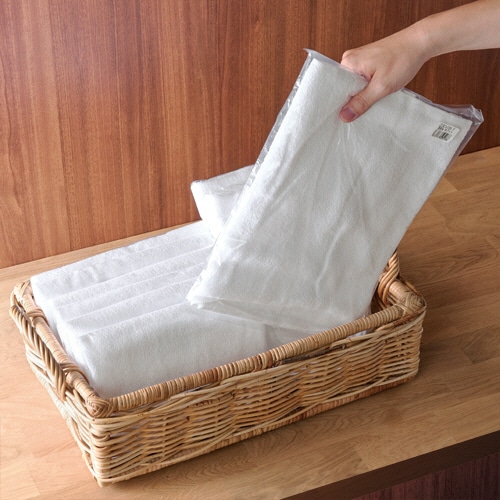 個包装フェイスタオル 1セット(10枚)/セット(ご注文単位1セット)【直送品】