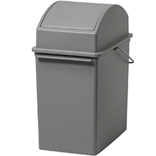 ライクイット スイングオープントラッシュビン グレー 17L スリム LBD-31-GY 1台（ご注文単位1台）【直送品】
