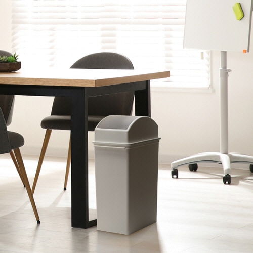 ライクイット スイングオープントラッシュビン ホワイト 25L スリム LBD-32-WH 1台（ご注文単位1台）【直送品】