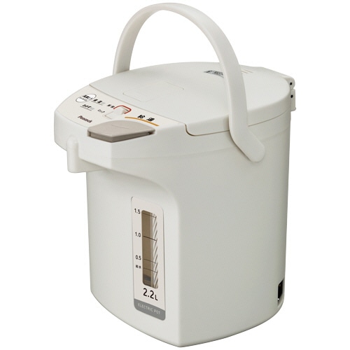 ピーコック 電気給湯ポット(省エネタイプ) 2.2L ライトグレー WMS-22 HL 1台（ご注文単位1台）【直送品】