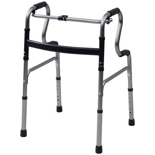 YAMAZEN 3WAY歩行器 ガンメタル KFW-08A-GM 1台（ご注文単位1台）【直送品】