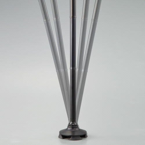 マリン商事 4点自立お洒落ステッキ Walk Support LEDライト付 ピンク Se-50138 1本(ご注文単位1本)【直送品】