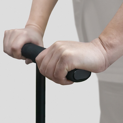 フジホーム リハステッキ ワイド(伸縮タイプ) サテンブラック WB5263 1本(ご注文単位1本)【直送品】