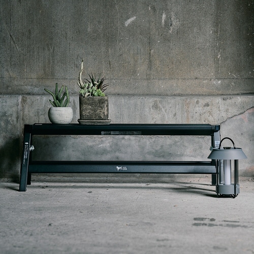 天馬 アルミワイド踏み台 1段 ブラック 1台（ご注文単位1台）【直送品】