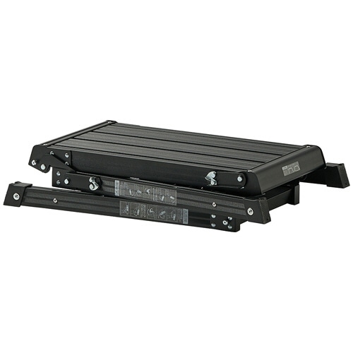 天馬 アルミ作業台 2段 レッド 1台（ご注文単位1台）【直送品】