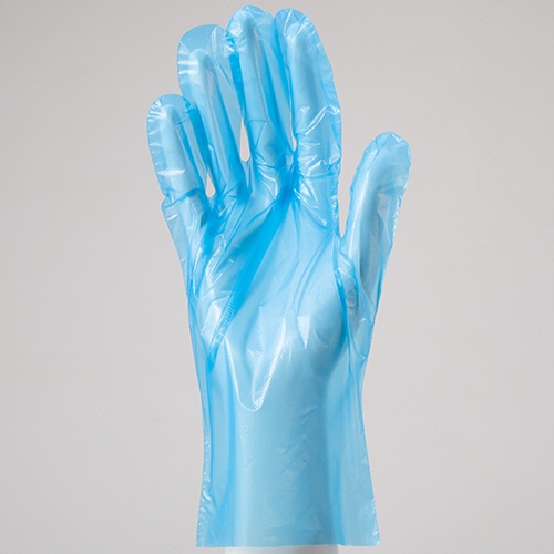クラフトマン HDポリエチレン手袋 S ブルー HDPGHK-04 100枚/パック(ご注文単位1パック)【直送品】
