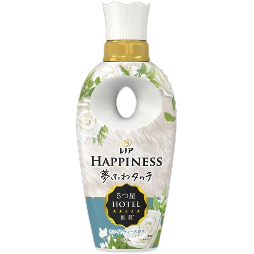 P&G レノアハピネス 夢ふわタッチ ホワイトティーの香り 本体 450mL 1本（ご注文単位1本）【直送品】