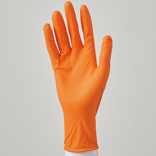 アマノ マーベルグローブ 超厚手エンボスニトリルロッキー XLサイズ AM-CF1924 100枚/パック(ご注文単位1パック)【直送品】