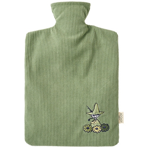 丸眞 ムーミン｢あたたかグリーン｣ 湯たんぽ(コーデュロイ) 1個（ご注文単位1個）【直送品】