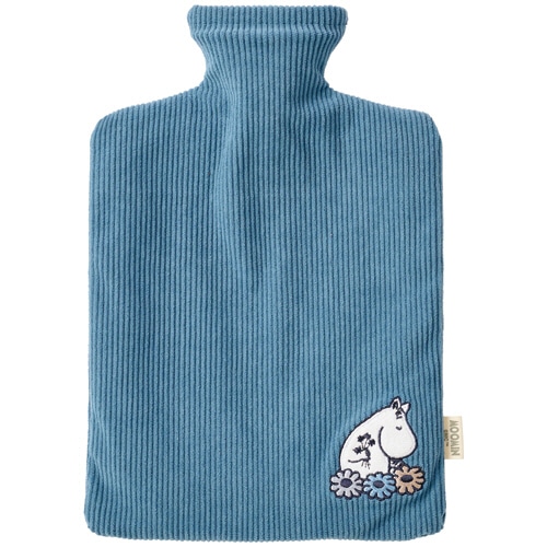 丸眞 ムーミン｢あたたかブルー｣ 湯たんぽ(コーデュロイ) 1個（ご注文単位1個）【直送品】