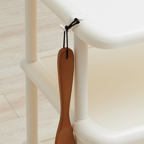 ライクイット シューズストレージ 5段 アイボリー 1台(ご注文単位1台)【直送品】