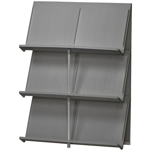 ライクイット シューズラック 3段 グレー 1台（ご注文単位1台）【直送品】