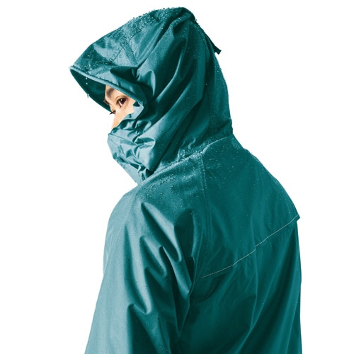 マック デイリーレインスーツ ターコイズ LL AS-5120 1着(ご注文単位1着)【直送品】