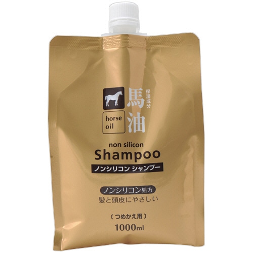 ティケイコーポレーション 馬油 シャンプー つめかえ用 1000mL 1個（ご注文単位1個）【直送品】