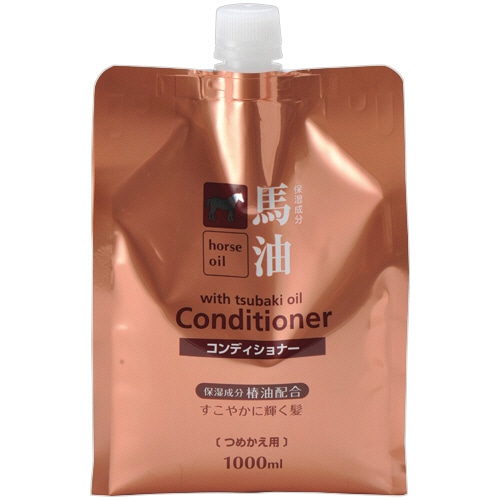 ティケイコーポレーション 馬油 コンディショナー つめかえ用 1000mL 1個（ご注文単位1個）【直送品】