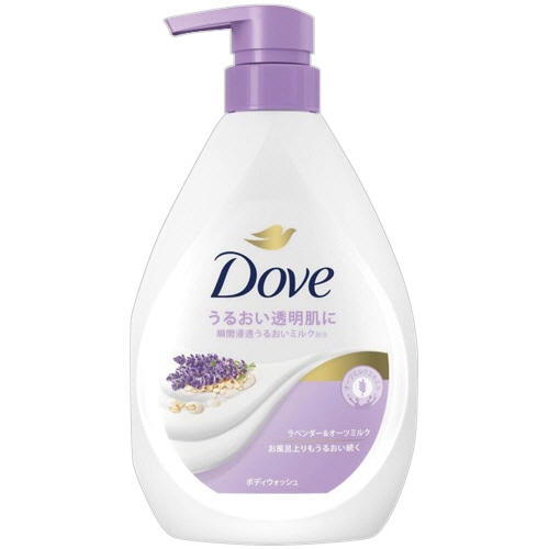 ユニリーバ ダヴ ボディウォッシュ ラベンダー&オーツミルク 本体 470g 1本（ご注文単位1本）【直送品】