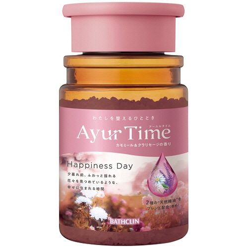 バスクリン アーユルタイム ハピネスデイ ボトル 520g 1本（ご注文単位1本）【直送品】