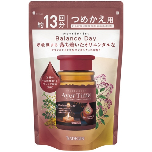 バスクリン アーユルタイム バランスデイ つめかえ用 520g 1個（ご注文単位1個）【直送品】