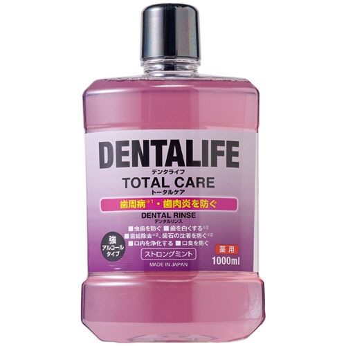 エオリア 薬用デンタライフトータルケア ストロングミント 1000mL 1本（ご注文単位1本）【直送品】