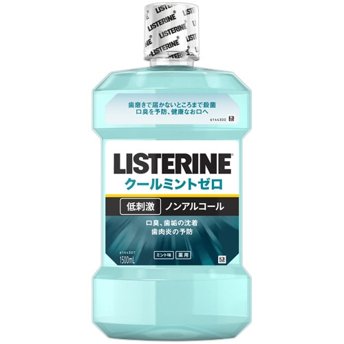 JNTLコンシューマーヘルス 薬用リステリン クールミントゼロ 1500mL 1本（ご注文単位1本）【直送品】