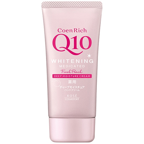 コーセーコスメポート コエンリッチ 薬用ホワイトニング ハンドクリーム もぎたてピーチの香り 80g 1本（ご注文単位1本）【直送品】