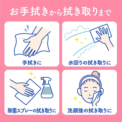 日本製紙クレシア スコッティ ハンドタオル100 100組 /パック（ご注文単位1パック）【直送品】