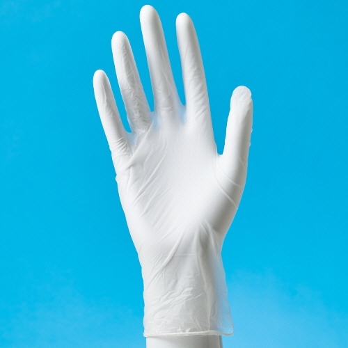 竹虎 タケトラ プラスチック手袋100 パウダーフリー L 1箱(100枚)/ケース(ご注文単位1ケース)【直送品】