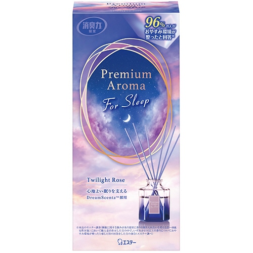 エステー 消臭力 Premium Aroma For Sleep Stick 寝室用 トワイライトローズ 本体 50mL 1個（ご注文単位1個）【直送品】
