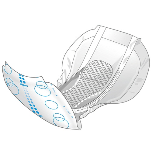 光洋 ディスパース オンリーワンケア からだカーブパッド ロング 32枚/パック(ご注文単位1パック)【直送品】