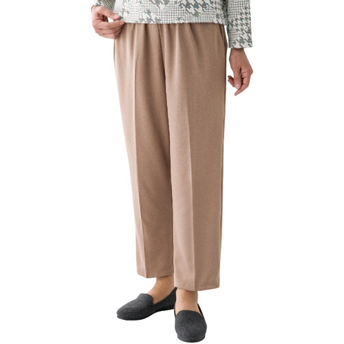 ケアファッション おしりスルッとカチオンライトパンツ 婦人用 ベージュ L 股下60cm 89880-02 1着（ご注文単位1着）【直送品】