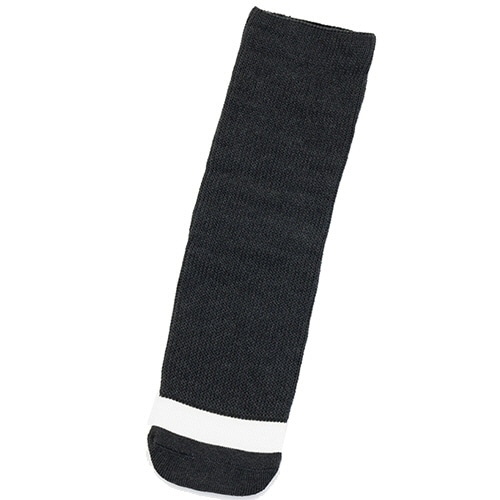 徳武産業 名前が書けるのびのびII フリーサイズ ブラック 4307-BK 1足（ご注文単位1足）【直送品】