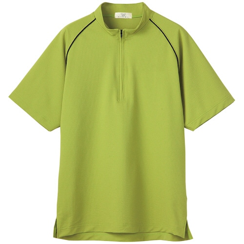 トンボ 入浴介助用シャツ エアトールプレミアム ライムグリーン LLサイズ CR221-37-LL 1着(ご注文単位1着)【直送品】