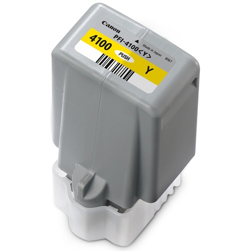 キヤノン インクタンク PFI-4100Y 顔料イエロー 80mL 6780C004 1個（ご注文単位1個）【直送品】