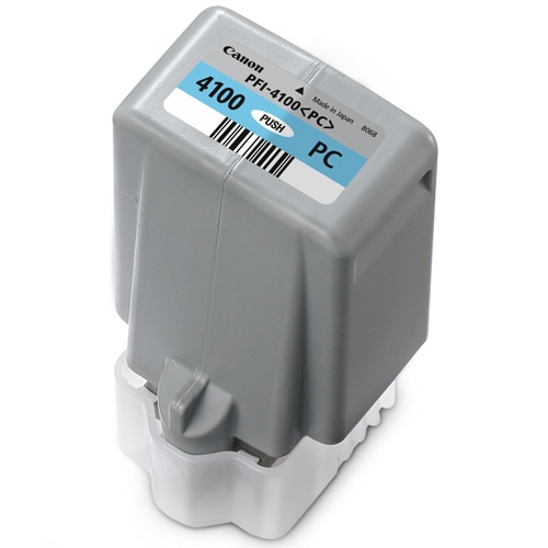 キヤノン インクタンク PFI-4100PC 顔料フォトシアン 80mL 6781C004 1個（ご注文単位1個）【直送品】