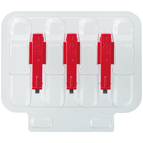 シヤチハタ ボルトライン 非速乾性インキカートリッジ 高力ボルト用 M22用 白 XBL-M22RCH1-W/3P 1パック(3個)/パック(ご注文単位1パック)【直送品】