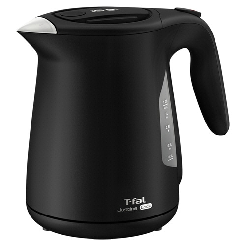 ティファール 電気ケトル ジャスティン ロック 1.2L ブラック KO5908JP 1台(ご注文単位1台)【直送品】
