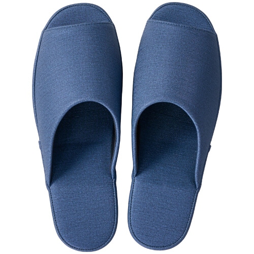 ハピラ 生地調ビニールコンフォートスリッパ ラスター ブルー TFB008-BL 1足（ご注文単位1足）【直送品】