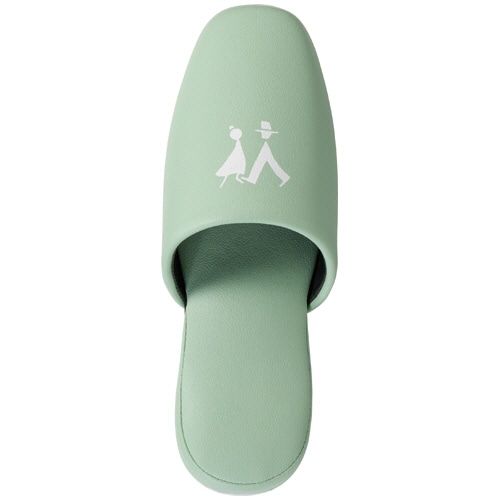 ハピラ トイレ用スリッパ Mサイズ グリーン TM-062-GRN 1足（ご注文単位1足）【直送品】