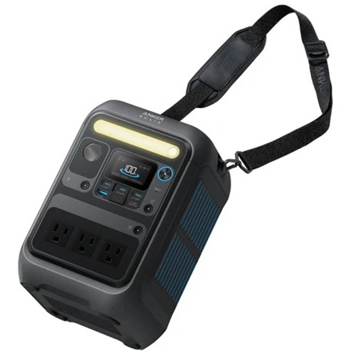 アンカージャパン ポータブル電源 ANKER Solix C300 Portable Power Station 288Wh ブラック A1722511 1台（ご注文単位1台）【直送品】