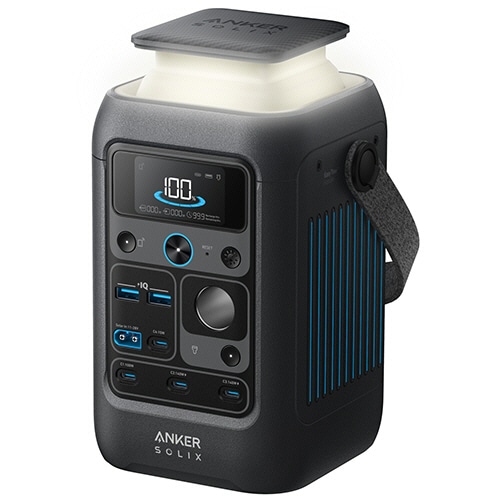 アンカージャパン ポータブル電源 ANKER Solix C300 DC Portable Power Station 288Wh ブラック A1726511 1台（ご注文単位1台）【直送品】
