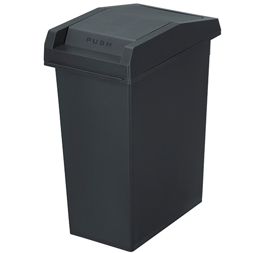 新輝合成 TONBO ユニードスライドペール33 33L チャコールブラック 02084-2 1台（ご注文単位1台）【直送品】