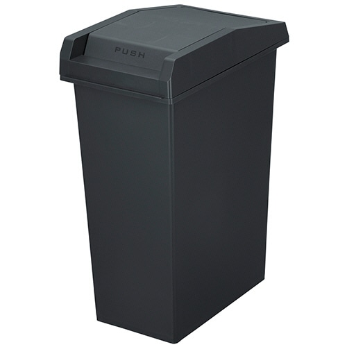 新輝合成 TONBO ユニードスライドペール45 45L チャコールブラック 02082-8 1台（ご注文単位1台）【直送品】