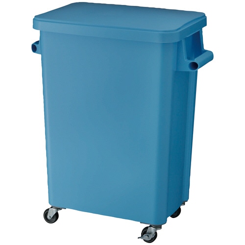 リス 厨房用キャスターペール 排水栓付 70L ブルー DS-260-670-3 1台（ご注文単位1台）【直送品】