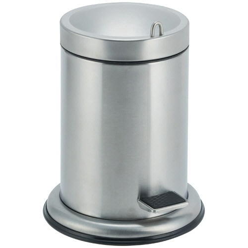 テラモト 蓋つまみ付ペダルダストボックス 約3.0L DS-238-303-0 1個(ご注文単位1個)【直送品】