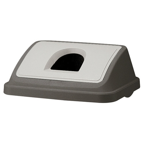 リス WORK&WORK バイオ 分類ボックス45 ワイド ビン・カン ダークグレー GGYC760 1個（ご注文単位1個）【直送品】