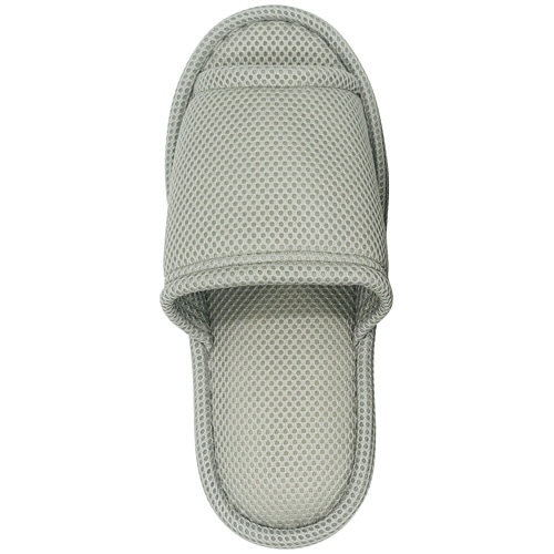 オクムラ 洗えるさらさらメッシュスリッパ L グレー AAAA9911GY 1足（ご注文単位1足）【直送品】