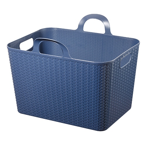 ヒマラヤ化学 アミーゴバケット 角型 M ネイビー 1個(ご注文単位1個)【直送品】