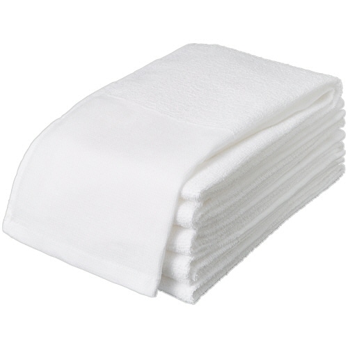 中村 ロングタオル ホワイト 1パック(5枚)/パック（ご注文単位1パック）【直送品】