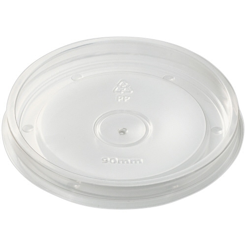 シモジマ HEIKO 食品容器 未晒フードカップ 平蓋 透明 深90口用 #004490507 1パック(25個)/パック（ご注文単位1パック）【直送品】